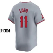 Matthew Lugo Men's Los Angeles Angels Gray Limited Away Jersey