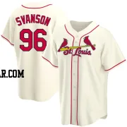 Matthew Svanson Men's St. Louis Cardinals Cream Replica Alternate Jersey