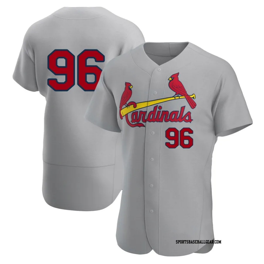 Matthew Svanson Men's St. Louis Cardinals Gray Authentic Road Jersey