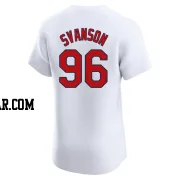 Matthew Svanson Men's St. Louis Cardinals White Elite Home Jersey