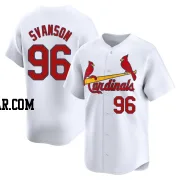 Matthew Svanson Men's St. Louis Cardinals White Limited Home Jersey