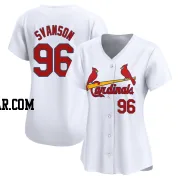 Matthew Svanson Women's St. Louis Cardinals White Limited Home Jersey