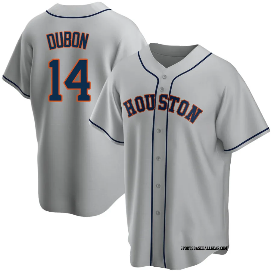 Mauricio Dubon Men's Houston Astros Gray Replica Road Jersey