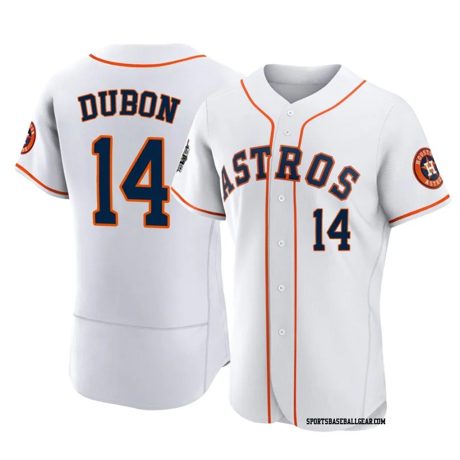 Mauricio Dubon Men's Houston Astros White Authentic 2022 World Series Home Jersey