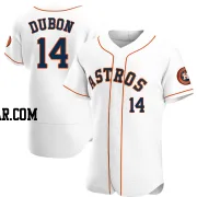 Mauricio Dubon Men's Houston Astros White Authentic Home Jersey