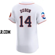 Mauricio Dubon Men's Houston Astros White Elite Home Patch Jersey