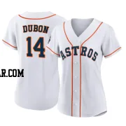 Mauricio Dubon Women's Houston Astros White Replica 2022 World Series Home Jersey