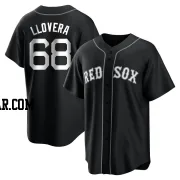 Mauricio Llovera Men's Boston Red Sox Black/White Replica Jersey