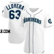 Mauricio Llovera Men's Seattle Mariners White Authentic Home Jersey