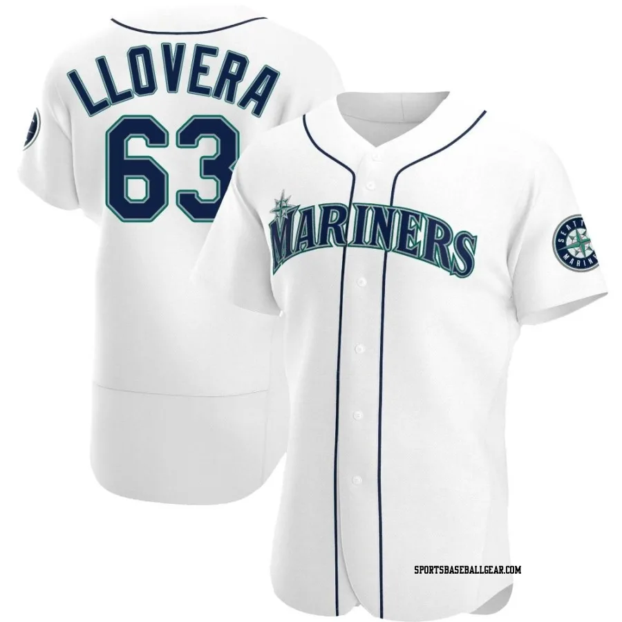 Mauricio Llovera Men's Seattle Mariners White Authentic Home Jersey