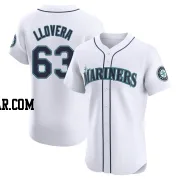 Mauricio Llovera Men's Seattle Mariners White Elite Home Jersey