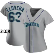 Mauricio Llovera Women's Seattle Mariners Gray Replica Road Jersey