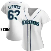 Mauricio Llovera Women's Seattle Mariners White Authentic Home Jersey