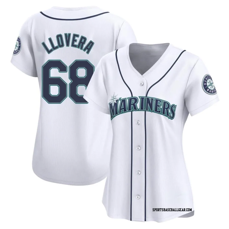 Mauricio Llovera Women's Seattle Mariners White Limited Home Jersey