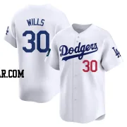 Maury Wills Youth Los Angeles Dodgers White Limited 2024 World Tour Seoul Series Home Jersey