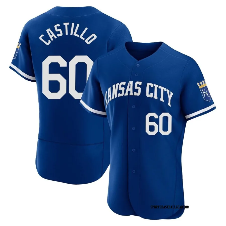 Max Castillo Men's Kansas City Royals Royal Authentic 2022 Alternate Jersey