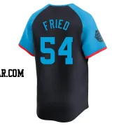 Max Fried Men's Atlanta Braves Navy Limited National League 2024 All-Star Game Jersey