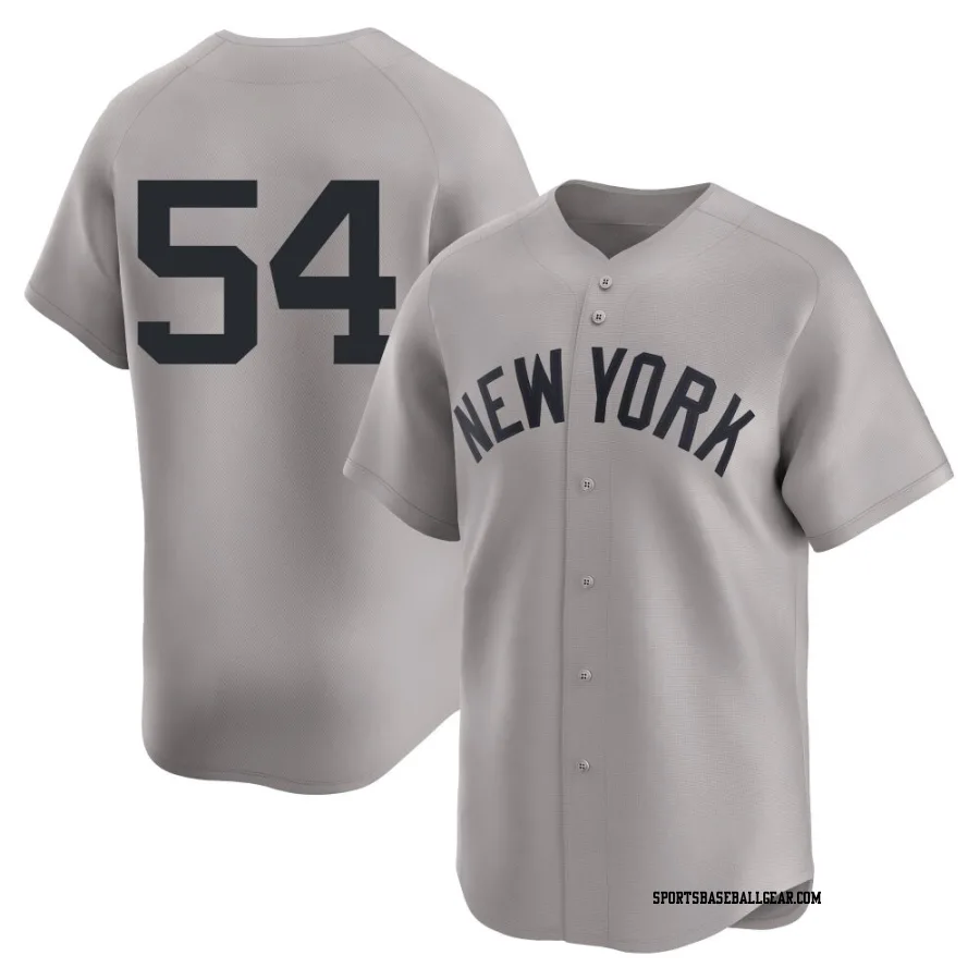 Max Fried Men's New York Yankees Gray Limited Away 2nd Jersey