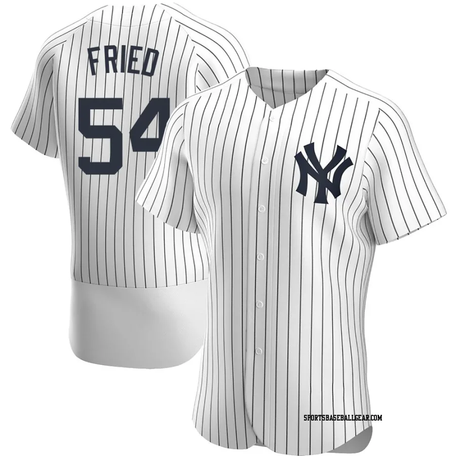 Max Fried Men's New York Yankees White Authentic Home Jersey