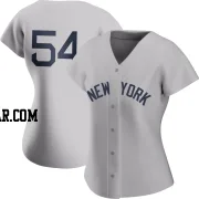 Max Fried Women's New York Yankees Gray Authentic 2021 Field of Dreams Jersey