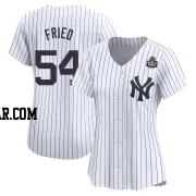 Max Fried Women's New York Yankees White Limited Yankee Home 2024 World Series Jersey