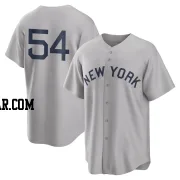 Max Fried Youth New York Yankees Gray Replica 2021 Field of Dreams Jersey