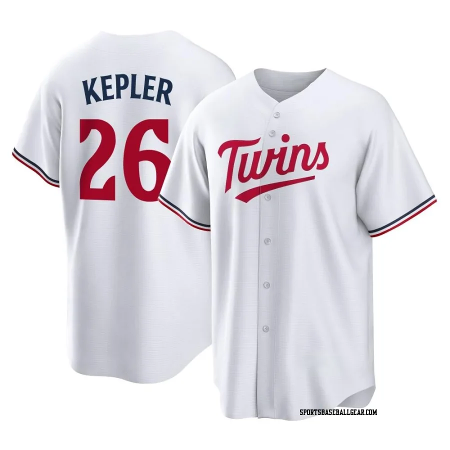 Max Kepler Men's Minnesota Twins White Replica Home Jersey