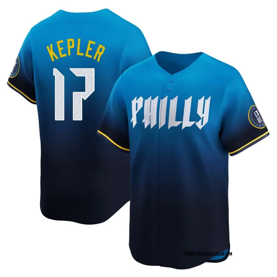 Max Kepler Men's Philadelphia Phillies Blue Limited 2024 City Connect Jersey