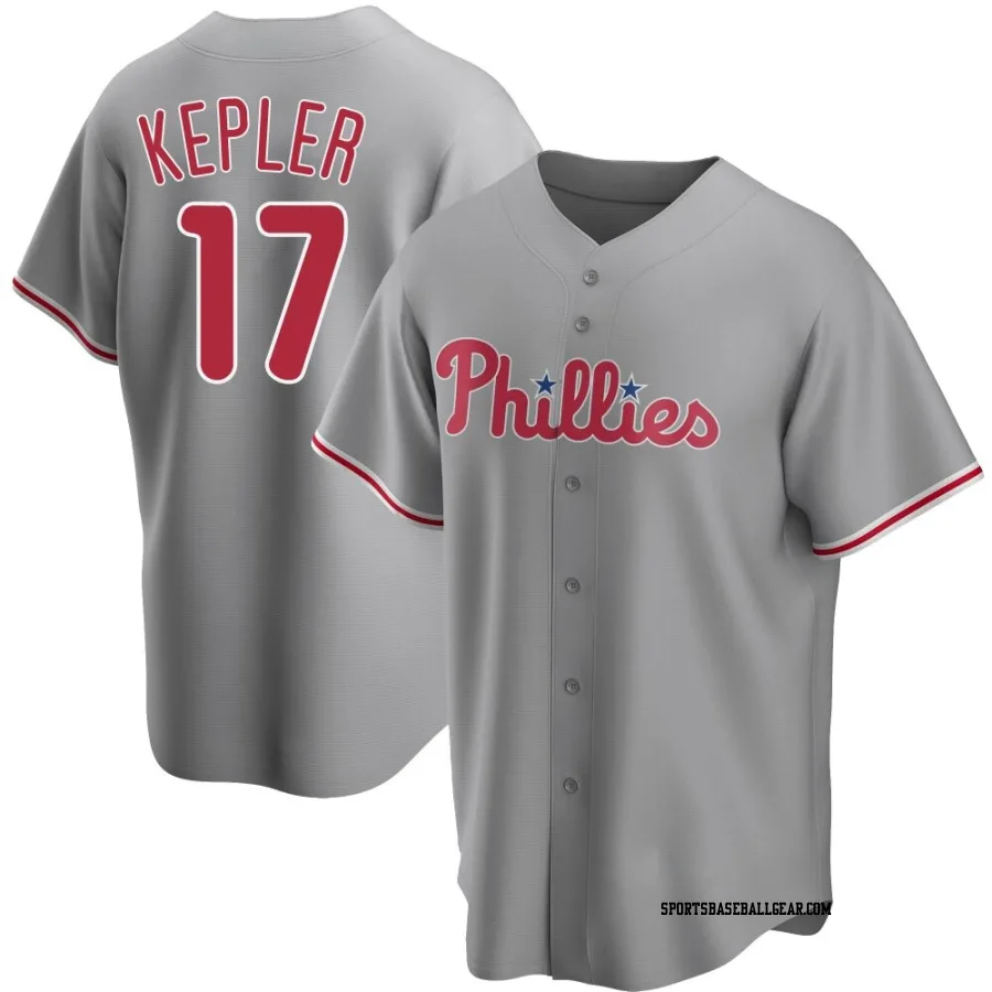 Max Kepler Men's Philadelphia Phillies Gray Replica Road Jersey