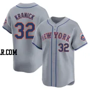 Max Kranick Men's New York Mets Gray Limited Away Jersey