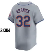 Max Kranick Men's New York Mets Gray Limited Away Jersey