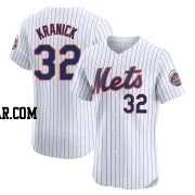 Max Kranick Men's New York Mets White Elite Home Jersey