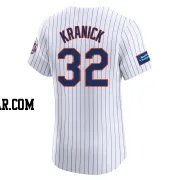 Max Kranick Men's New York Mets White Elite Home Patch Jersey