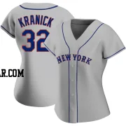 Max Kranick Women's New York Mets Gray Authentic Road Jersey