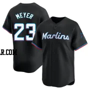 Max Meyer Men's Miami Marlins Black Limited Alternate Jersey