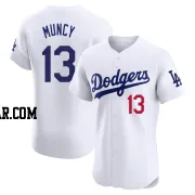 Max Muncy Men's Los Angeles Dodgers White Elite Home Jersey