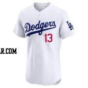 Max Muncy Men's Los Angeles Dodgers White Elite Home Jersey