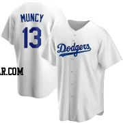 Max Muncy Men's Los Angeles Dodgers White Replica Home Jersey