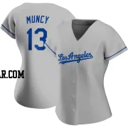 Max Muncy Women's Los Angeles Dodgers Gray Replica Road Jersey