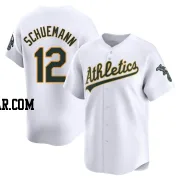 Max Schuemann Youth Oakland Athletics White Limited Home Jersey