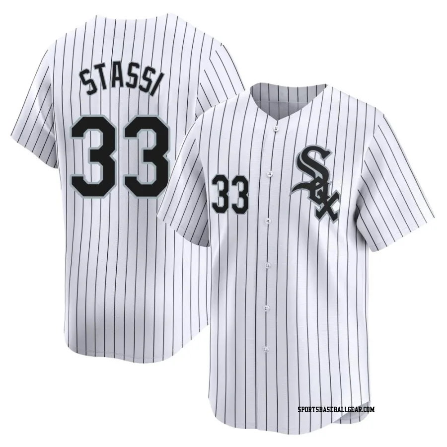 Max Stassi Men's Chicago White Sox White Limited Home Jersey