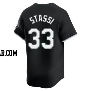 Max Stassi Youth Chicago White Sox Black Limited Alternate Jersey