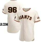 Max Wright Men's San Francisco Giants Cream Authentic Home Jersey