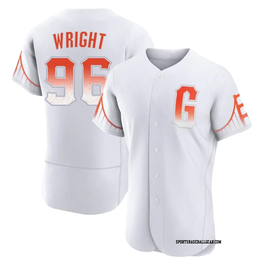 Max Wright Men's San Francisco Giants White Authentic 2021 City Connect Jersey