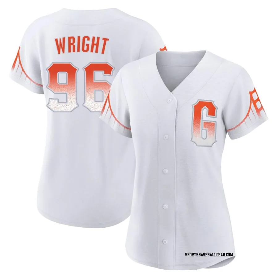 Max Wright Women's San Francisco Giants White Replica 2021 City Connect Jersey