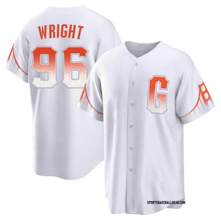 Max Wright Youth San Francisco Giants White Replica 2021 City Connect Jersey