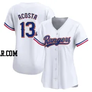 Maximo Acosta Women's Texas Rangers Gold Limited White 2024 Collection Jersey