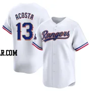 Maximo Acosta Youth Texas Rangers Gold Limited White 2024 Collection Jersey