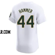 Mc Hammer Men's Oakland Athletics White Elite Home Jersey