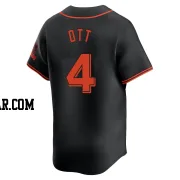 Mel Ott Men's San Francisco Giants Black Limited Alternate Jersey